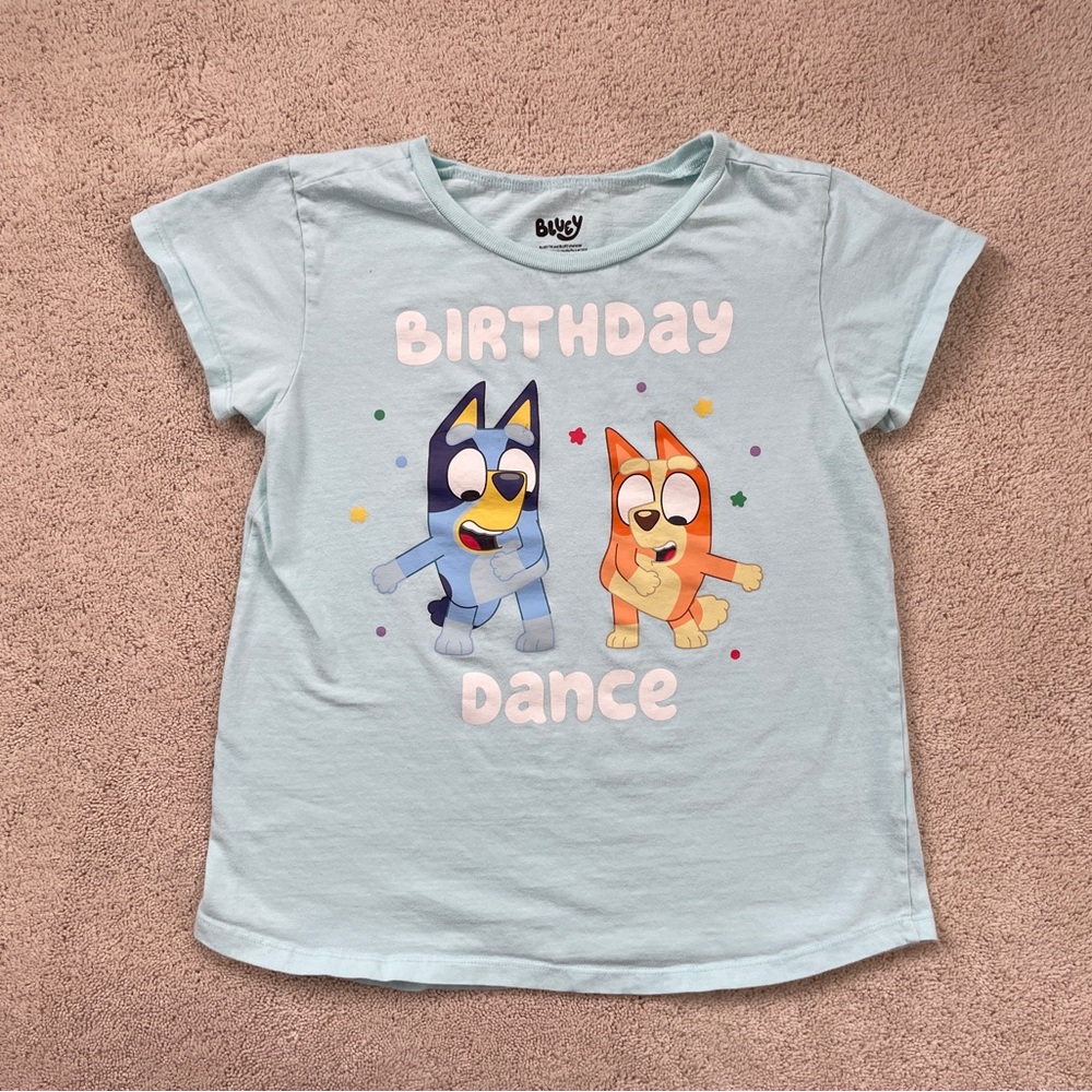 Bluey Bingo Birthday Shirt Girls 10 12